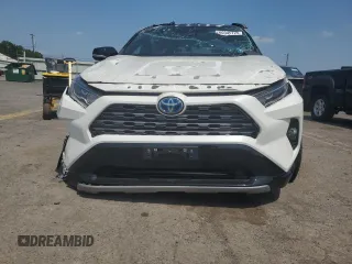 2021 Toyota RAV4 Hybrid XSE with VIN 4T3E6RFV0MU038650, listed as a Copart auction lot 60345725 with 24,124 mi miles and Salvage title. Bid and sale history available at DreamBid. Image 5.