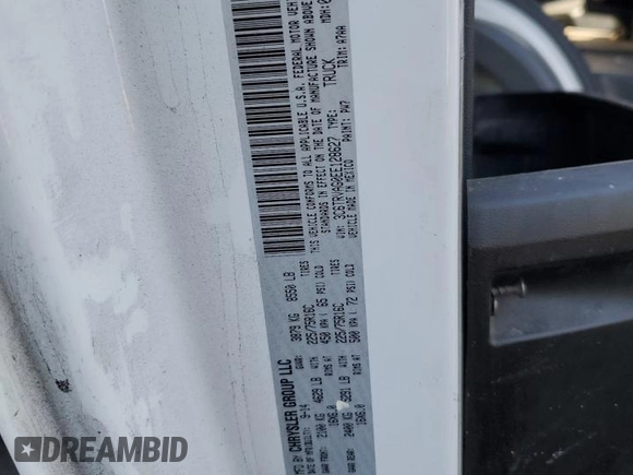 2016 Ram ProMaster Cargo with VIN 3C6TRVAG2GE110441, listed as a Copart auction lot 77878704 with 209,205 mi miles and Salvage Title. Bid and sale history available at DreamBid. Image 15.