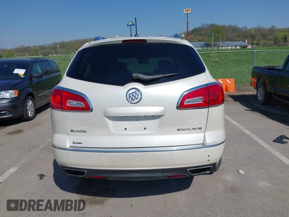 2014 Buick Enclave Leather with VIN 5GAKRBKD8EJ190580, listed as a IAAI auction lot 42016183 with 183,278 mi miles and . Bid and sale history available at DreamBid. Image 17.