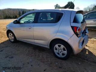 2014 Chevrolet Sonic LS with VIN 1G1JA6SH9E4164380, listed as a Copart auction lot 41633345 with 56,862 mi miles and Salvage Title. Bid and sale history available at carsss.com. Image 2.