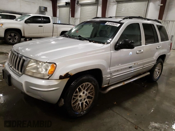 2004 Jeep Grand Cherokee Limited with VIN 1J4GW58S34C283850, listed as a Copart auction lot 81348634 with 207,307 mi miles and Clean title. Bid and sale history available at DreamBid. Image 1.