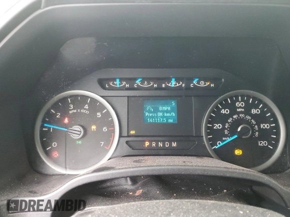 2017 Ford F-150 XL with VIN 1FTEW1EG0HFC21266, listed as a Copart auction lot 46624745 with 141,117 mi miles and Salvage Title. Bid and sale history available at carsss.com. Image 9.