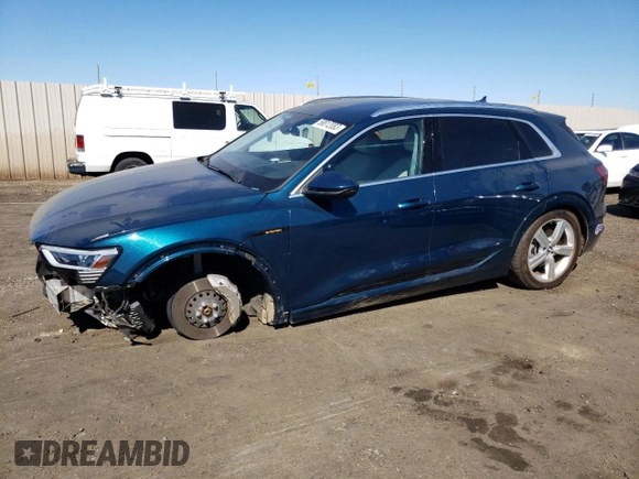 2019 Audi e-tron Prestige with VIN WA1VAAGE1KB010743, listed as a Copart auction lot 58812083 with 31,917 mi miles. Bid and sale history available at carsss.com. Image 1.