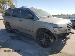 2006 Infiniti QX56 with VIN 5N3AA08C86N806828, listed as a Copart auction lot 50319815 with 175,292 mi miles and Salvage title. Bid and sale history available at DreamBid. Image 4.