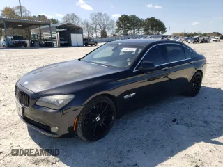 2012 BMW 7 Series 750Li with VIN WBAKB8C56CC963378, listed as a Copart auction lot 49826265 with 134,676 mi miles and Clean Title. Bid and sale history available at carsss.com. Image 1.