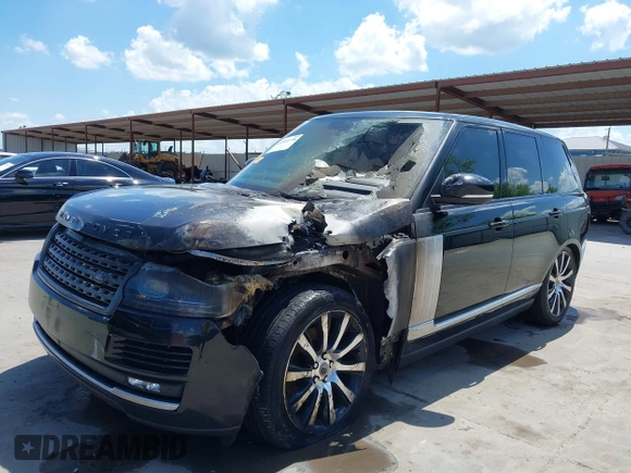 2016 Land Rover Range Rover with VIN SALGR2KF0GA297480, listed as a IAAI auction lot 42084758 with Not Provided miles and . Bid and sale history available at DreamBid. Image 2.
