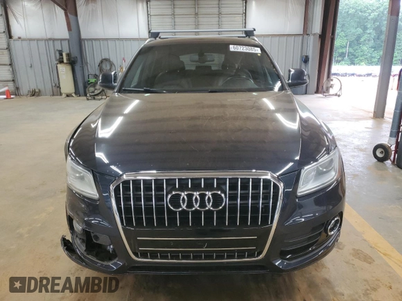 2014 Audi Q5 Premium Plus with VIN WA1LFAFP6EA052556, listed as a Copart auction lot 60723085 with 99,312 mi miles and Salvage title. Bid and sale history available at DreamBid. Image 5.
