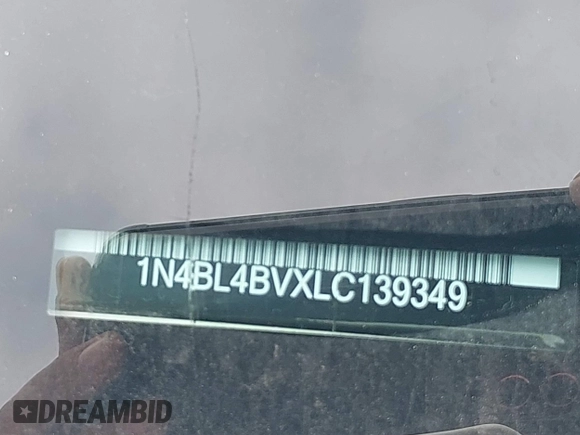 2020 Nissan Altima S with VIN 1N4BL4BVXLC139349, listed as a IAAI auction lot 41503655 with 110,058 mi miles and . Bid and sale history available at DreamBid. Image 18.