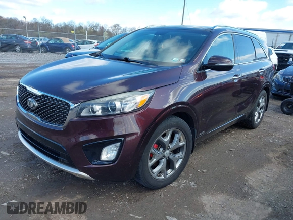 2016 Kia Sorento SX with VIN 5XYPKDA58GG002304, listed as a IAAI auction lot 41990332 with 132,025 mi miles. Bid and sale history available at carsss.com. Image 17.