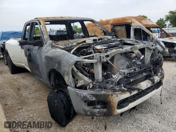 2023 Ram 3500 Laramie with VIN 3C63RRJLXPG643260, listed as a Copart auction lot 63776414 with 0 mi miles and Non Repairable. Bid and sale history available at carsss.com. Image 4.