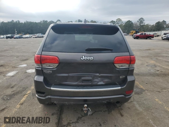 2017 Jeep Grand Cherokee Overland with VIN 1C4RJECG2HC903366, listed as a Copart auction lot 44140155 with 102,459 mi miles and Salvage title. Bid and sale history available at DreamBid. Image 6.