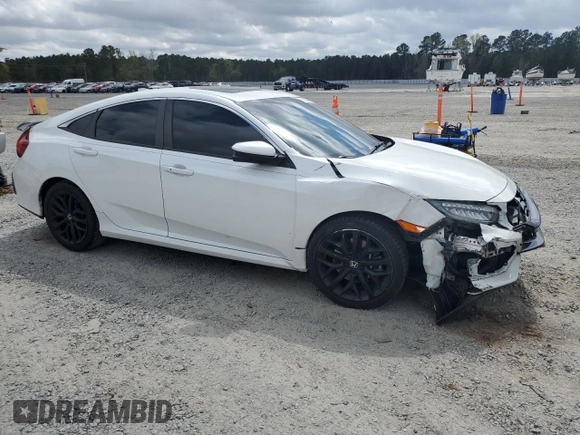 2020 Honda Civic Si with VIN 2HGFC1E52LH706108, listed as a Copart auction lot 51036085 with 40,628 mi miles and Salvage Title. Bid and sale history available at DreamBid. Image 4.
