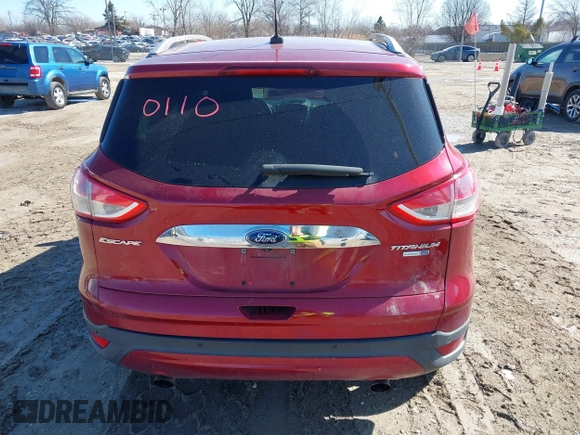 2016 Ford Escape Titanium with VIN 1FMCU9J98GUB42453, listed as a IAAI auction lot 41760110 with 116,452 mi miles. Bid and sale history available at carsss.com. Image 17.