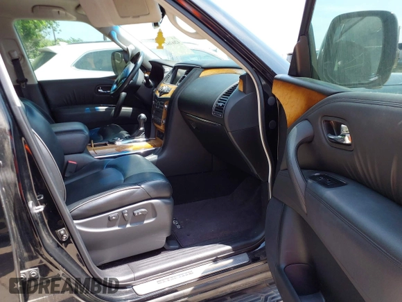2012 Infiniti QX56 7-passenger with VIN JN8AZ2NFXC9519144, listed as a IAAI auction lot 42061647 with Not Provided miles and . Bid and sale history available at DreamBid. Image 5.