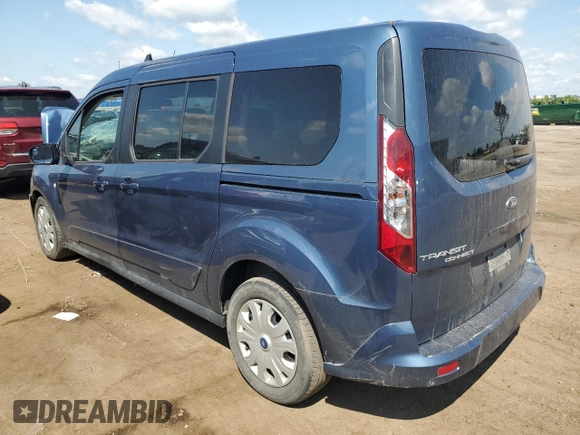2021 Ford Transit Connect XLT with VIN NM0GE9F24M1487133, listed as a Copart auction lot 60224185 with 26,631 mi miles and Clean title. Bid and sale history available at DreamBid. Image 2.