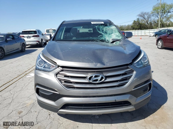 2017 Hyundai Santa Fe Sport 2.4L with VIN 5XYZT3LBXHG411568, listed as a Copart auction lot 51528865 with 103,784 mi miles and Salvage Title. Bid and sale history available at carsss.com. Image 5.