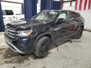 2022 Volkswagen Atlas SE z VIN 1V2JC2CA8NC222592, wystawiony jako Copart lot #88598545 z przebiegiem 66 785 mil mil oraz Szkoda całkowita • Salvage title. Historia ofert i sprzedaży dostępna na DreamBid. Obrazek 1.