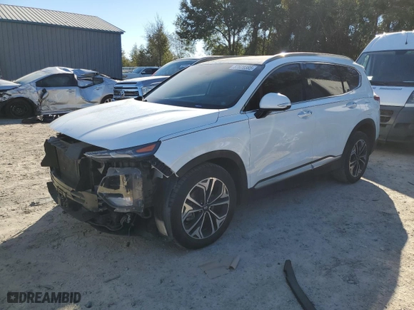 2019 Hyundai Santa Fe Limited with VIN 5NMS53AA1KH013247, listed as a Copart auction lot 87628385 with 66,022 mi miles and Salvage Title. Bid and sale history available at carsss.com. Image 1.