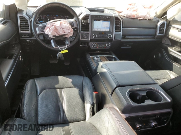 2019 Ford Expedition Platinum with VIN 1FMJU1MT5KEA79007, listed as a Copart auction lot 48873475 with 61,421 mi miles and Salvage Title. Bid and sale history available at carsss.com. Image 8.