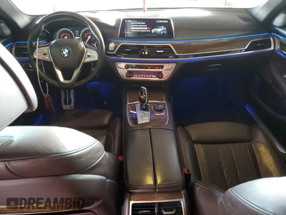 2018 BMW 7 Series 740e xDrive iPerformance with VIN WBA7J2C58JG938333, listed as a Copart auction lot 53069585 with 216,353 mi miles and Clean Title. Bid and sale history available at carsss.com. Image 8.