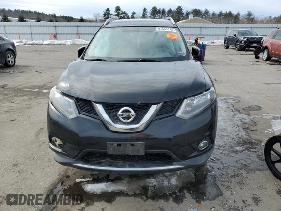 2016 Nissan Rogue S with VIN KNMAT2MT5GP736686, listed as a Copart auction lot 47551745 with 97,914 mi miles and Salvage Title. Bid and sale history available at carsss.com. Image 5.