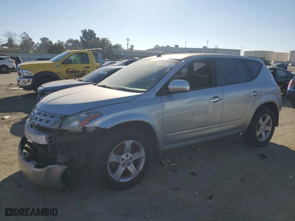 2005 Nissan Murano SE with VIN JN8AZ08TX5W328785, listed as a Copart auction lot 42456245 with 146,830 mi miles and Salvage Title. Bid and sale history available at carsss.com. Image 1.