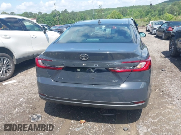 2025 Toyota Camry LE with VIN 4T1DAACK6SU584011, listed as a IAAI auction lot 42119086 with 7,229 mi miles and . Bid and sale history available at DreamBid. Image 16.