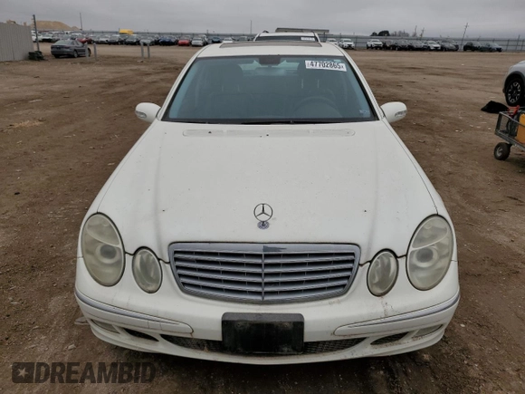 2005 Mercedes-Benz E-Class 3.2L with VIN WDBUF65J35A612262, listed as a Copart auction lot 47702865 with 160,211 mi miles and Clean Title. Bid and sale history available at carsss.com. Image 5.