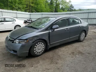 2009 Honda Civic LX z VIN 2HGFA16509H337049, wystawiony jako Copart lot #58321885 z przebiegiem Nie podano mil oraz Szkoda całkowita • Salvage title. Historia ofert i sprzedaży dostępna na DreamBid. Obrazek 1.