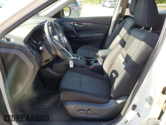 2017 Nissan Rogue SV with VIN JN8AT2MT5HW405487, listed as a Copart auction lot 52342335 with 34,959 mi miles and Salvage Title. Bid and sale history available at carsss.com. Image 7.