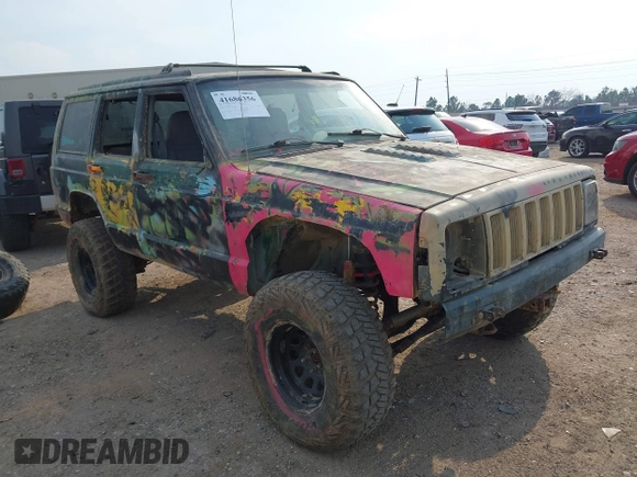 1997 Jeep Cherokee Sport with VIN 1J4FJ68S2VL510530, listed as a IAAI auction lot 41686356 with 1 mi miles. Bid and sale history available at carsss.com. Image 1.