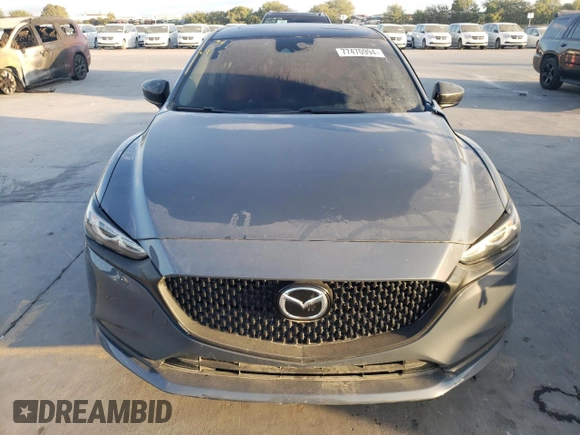 2021 Mazda 6 Grand Touring Reserve with VIN JM1GL1WY7M1602094, listed as a Copart auction lot 77470994 with 15,214 mi miles and Salvage Title. Bid and sale history available at DreamBid. Image 5.