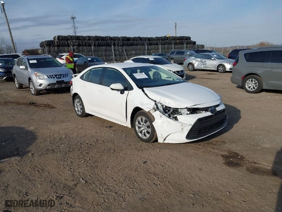 2024 Toyota Corolla Hybrid LE with VIN JTDBCMFE6R3049158, listed as a IAAI auction lot 41791626 with 35,481 mi miles. Bid and sale history available at carsss.com. Image 1.