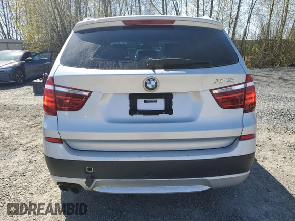 2011 BMW X3 35i with VIN 5UXWX7C58BL733760, listed as a Copart auction lot 52126905 with 139,084 mi miles and Clean Title. Bid and sale history available at DreamBid. Image 6.