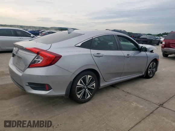2018 Honda Civic EX-L z VIN JHMFC1F7XJX029864, wystawiony jako Copart lot #59989035 z przebiegiem 43 318 mil mil oraz Szkoda całkowita • Salvage title. Historia ofert i sprzedaży dostępna na DreamBid. Obrazek 3.