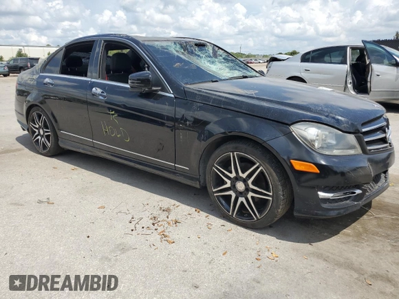 2014 Mercedes-Benz C 250 Sport with VIN WDDGF4HB5EG240448, listed as a Copart auction lot 61107925 with 105,651 mi miles and Clean title. Bid and sale history available at DreamBid. Image 4.