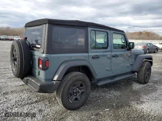2024 Jeep Wrangler Sport with VIN 1C4PJXDG0RW332722, listed as a Copart auction lot 85292724 with 8,066 mi miles and Salvage Title. Bid and sale history available at carsss.com. Image 3.