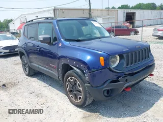 2016 Jeep Renegade Trailhawk z VIN ZACCJBCT8GPD06413, wystawiony jako IAAI lot #42418279 z przebiegiem 203 482 mil mil oraz . Historia ofert i sprzedaży dostępna na DreamBid. Obrazek 1.