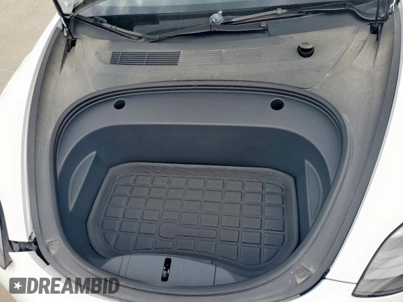 2023 Tesla Model 3 with VIN 5YJ3E1EA3PF562251, listed as a Copart auction lot 58293355 with 16,283 mi miles and Salvage title. Bid and sale history available at DreamBid. Image 11.