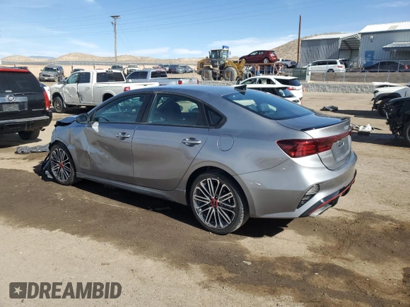 2024 Kia Forte GT with VIN 3KPF44AC4RE837045, listed as a Copart auction lot 43719895 with 4,608 mi miles and Salvage Title. Bid and sale history available at carsss.com. Image 2.
