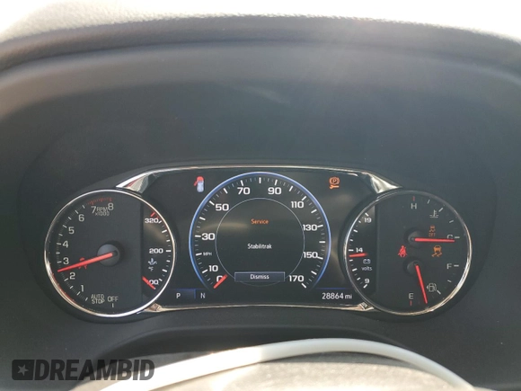2023 GMC Acadia Denali with VIN 1GKKNPLS6PZ166825, listed as a Copart auction lot 52441385 with 28,864 mi miles and Salvage title. Bid and sale history available at DreamBid. Image 9.