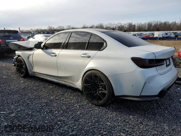 2024 BMW M3 Competition xDrive z VIN WBS43AY05RFT23854, wystawiony jako Copart lot #45918415 z przebiegiem Nie podano mil oraz Szkoda całkowita • Salvage title. Historia ofert i sprzedaży dostępna na DreamBid. Obrazek 2.