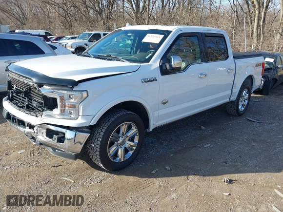 2020 Ford F-150 XL with VIN 1FTEW1E40LFA70167, listed as a IAAI auction lot 41223461 with 147,845 mi miles and . Bid and sale history available at DreamBid. Image 2.