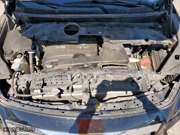 2017 Infiniti QX60 with VIN 5N1DL0MN0HC523006, listed as a Copart auction lot 48495625 with 149,687 mi miles and Salvage Title. Bid and sale history available at carsss.com. Image 12.