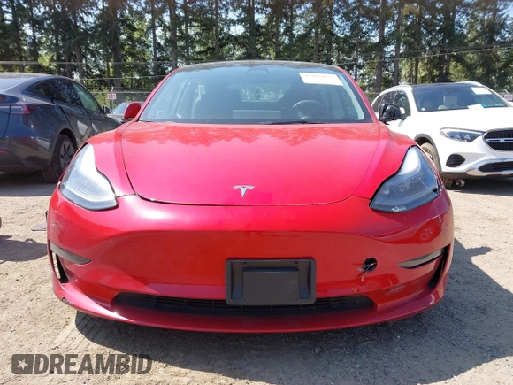 2023 Tesla Model 3 Long Range with VIN 5YJ3E1EBXPF603421, listed as a IAAI auction lot 42105037 with 13,186 mi miles and . Bid and sale history available at DreamBid. Image 12.