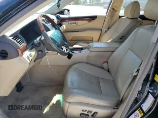 2008 Lexus LS 460 L with VIN JTHGL46F585031637, listed as a Copart auction lot 52797845 with 275,741 mi miles and Salvage title. Bid and sale history available at DreamBid. Image 7.