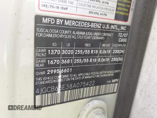 2008 Mercedes-Benz R 3.5L with VIN 4JGCB65E38A075422, listed as a IAAI auction lot 42567145 with 195,617 mi miles and . Bid and sale history available at DreamBid. Image 9.