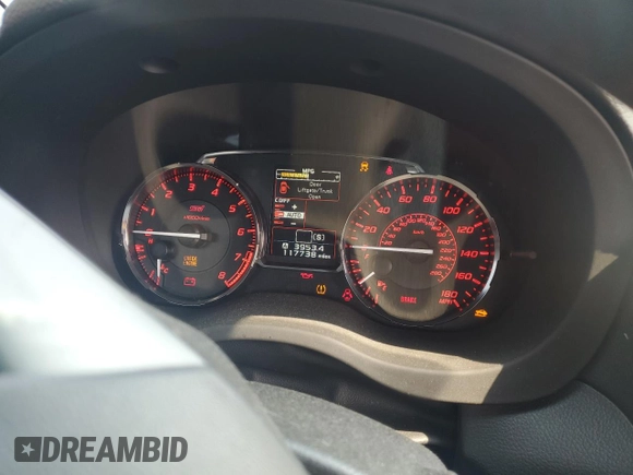 2016 Subaru WRX STI z VIN JF1VA2M68G9811635, wystawiony jako Copart lot #59690015 z przebiegiem 117 738 mil mil oraz Szkoda całkowita • Salvage title. Historia ofert i sprzedaży dostępna na DreamBid. Obrazek 9.