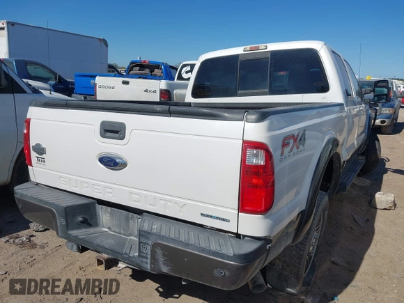 2016 Ford F-250 Lariat with VIN 1FT7W2B61GEA81419, listed as a IAAI auction lot 41837036 with 186,027 mi miles and . Bid and sale history available at DreamBid. Image 4.