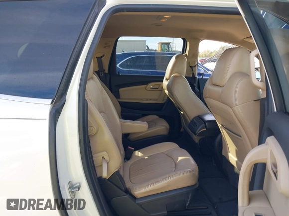 2012 Chevrolet Traverse LTZ z VIN 1GNKRLED8CJ326842, wystawiony jako IAAI lot #41003133 z przebiegiem 201 099 mil mil oraz . Historia ofert i sprzedaży dostępna na DreamBid. Obrazek 8.